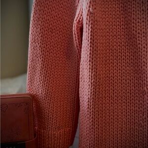 Cozy Pink Knit Sweater